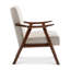Hoya 75Cm Wide Faux Leather Mid-Century Modern Armchair-303037574