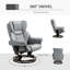 Boligee 80cm Wide Swivel Standard Recliner