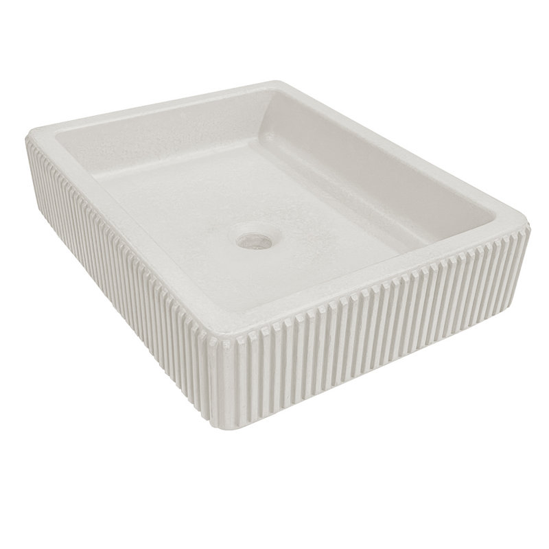 Newterra 19.62'' L Bathroom Sink, Sand
