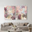 Ruby Lovers Set Canvas Abstract Print by Oliver Gal, Black Frame, 16 x 20-1189236995-1189237005