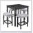 Dining Table, Bar Table and Chairs Set, 5 Piece Dining Table Set, Industrial Breakfast Table Set-630494171-632943661-632943652
