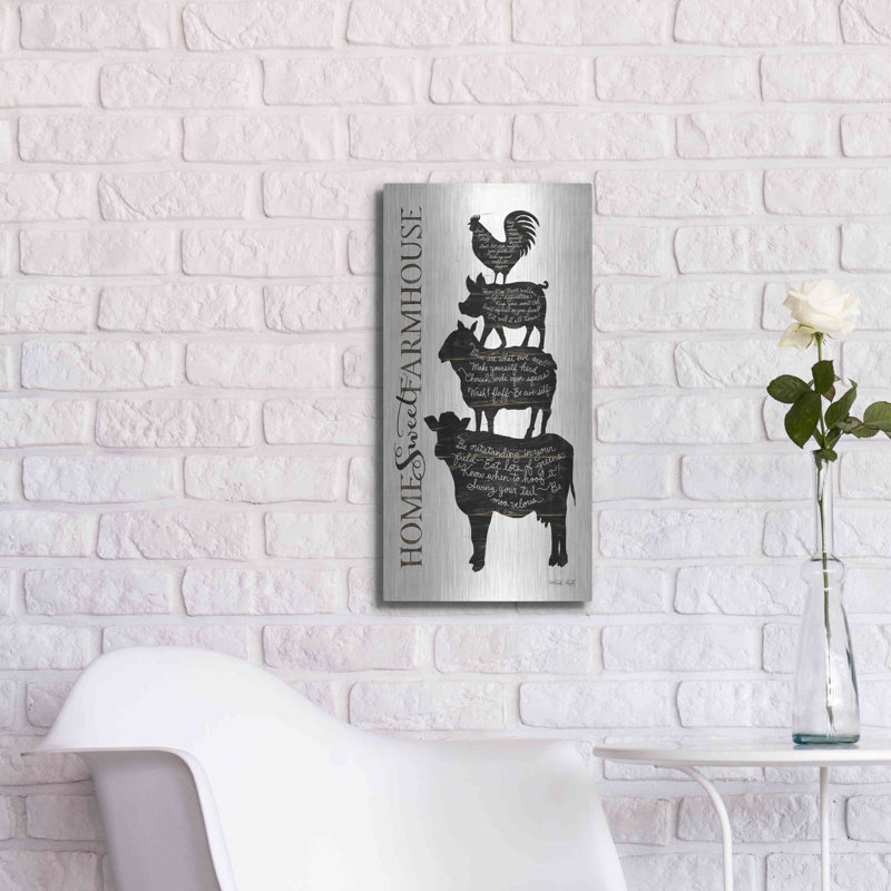 «Home Sweet Farmhouse» par Cindy Jacobs, H 24 po x l 12 po