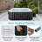 Costway 71" Inflatable Hot Tub With 130 Air Jets Electric Heater Pump Filter Cartridges