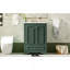 Meuble-lavabo 24 po avec lavabo en céramique, armoire de rangement autoportante moderne avec poignées argentées, portes à fermeture douce-386360672-386360674
