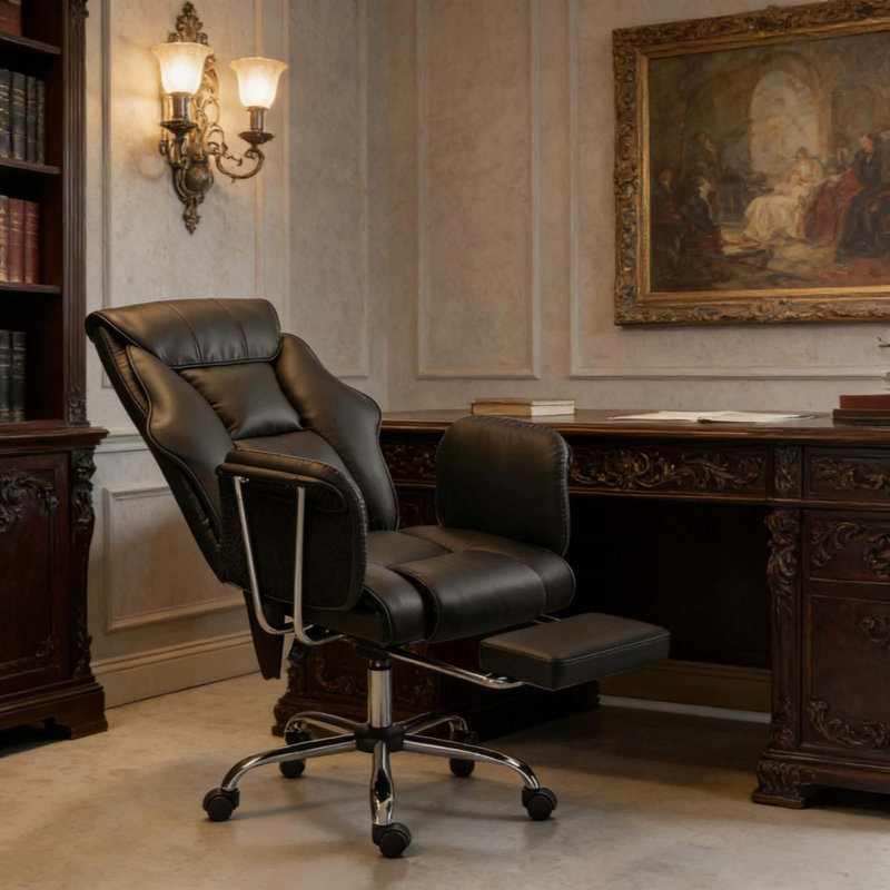 High Back Office Chair,Executive Desk Chair,Massage Office Chair(Only Includes Office Chair)
