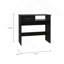 Ensemble de bureau personnel, ensemble de deux pièces, un tiroir, bureau, plateau à clavier, support, cinq tablettes, noir