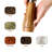 Hecef 2-Piece Acacia Wood Salt and Pepper Mill Set with Adjustable Ceramic Grinders, 8.5 Inch