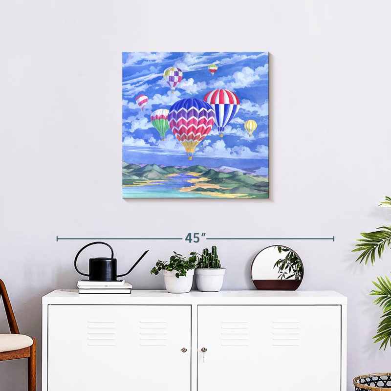 Mehar Balloons Painting, 24" H x 24" W