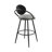 Elegant Swivel Bar Stool with Wood Back-1410301330-1410301328