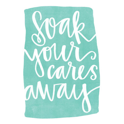Soak Away - Textual Art Print
