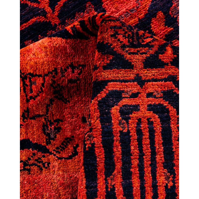 Overyed One-of-a-Kind Rectangle 4'1" X 5'10" Hand Knotted Area Rug