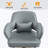 Swivel Reclining Chair with metal square base-1188732250