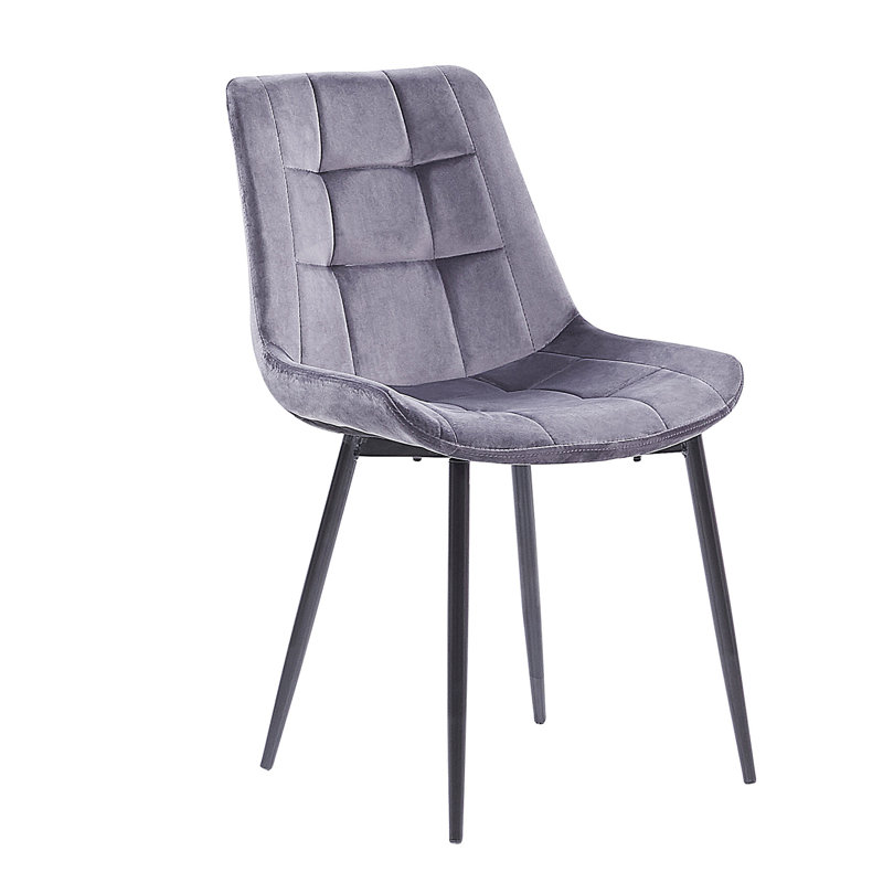 Angelisha Upholstered Side Chair, Grey