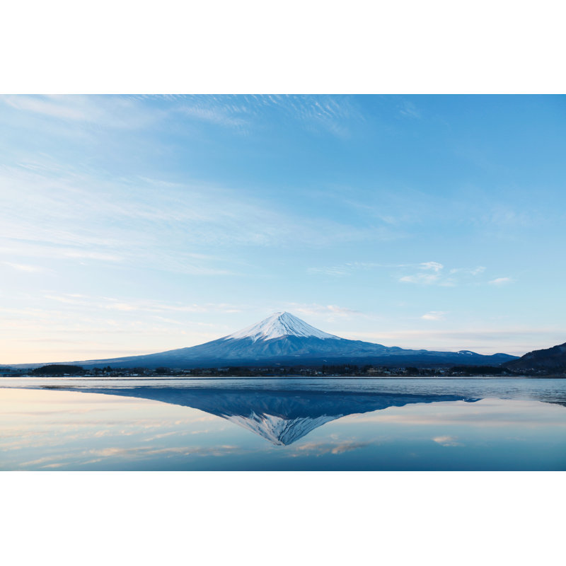 Mont Fuji - photographie sur toile tendue, H 8 po x l 12 po