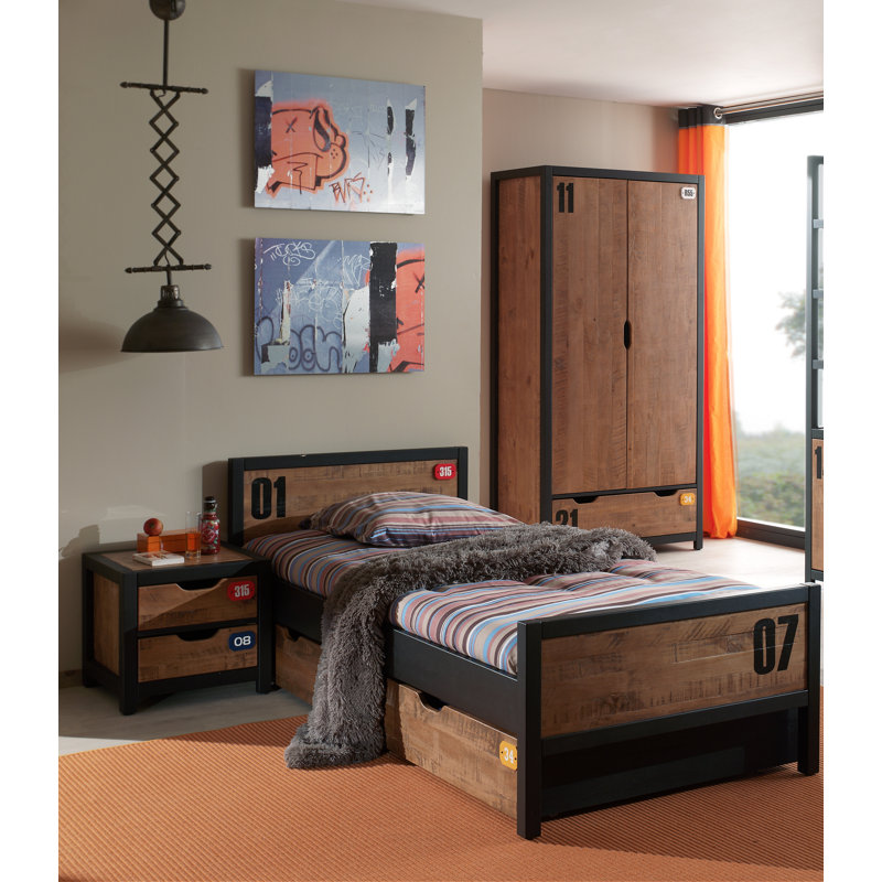 Alex EU Single - 90 X 200 Cm Standard Bed Bedroom Set