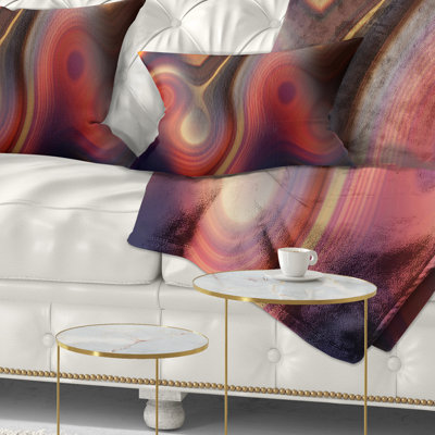  Coussin lombaire abstrait avec une belle texture de couleurs