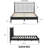 Inno Solid Wood Bed Frame with Spindle Headboard and Silent Slats, 1000 lb Capacity-1123119538-1115912351