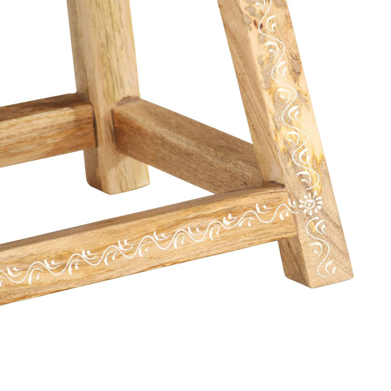 New Ashford Solid Wood Accent Stool
