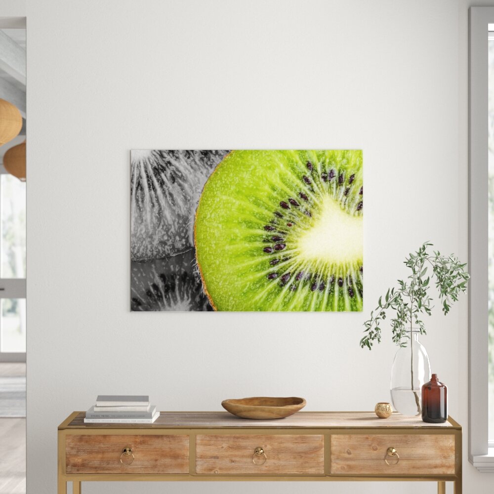 Leinwandbild Schöne Kiwi Scheiben