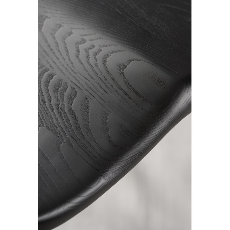 Alma Bar Chair, Counter Stool (25” Seat Height), Matte Black