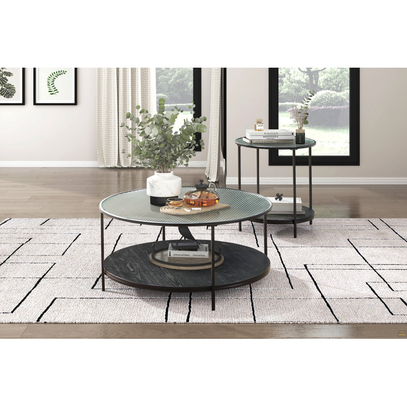 Ensemble de tables d'appoint 2 pièces Modern