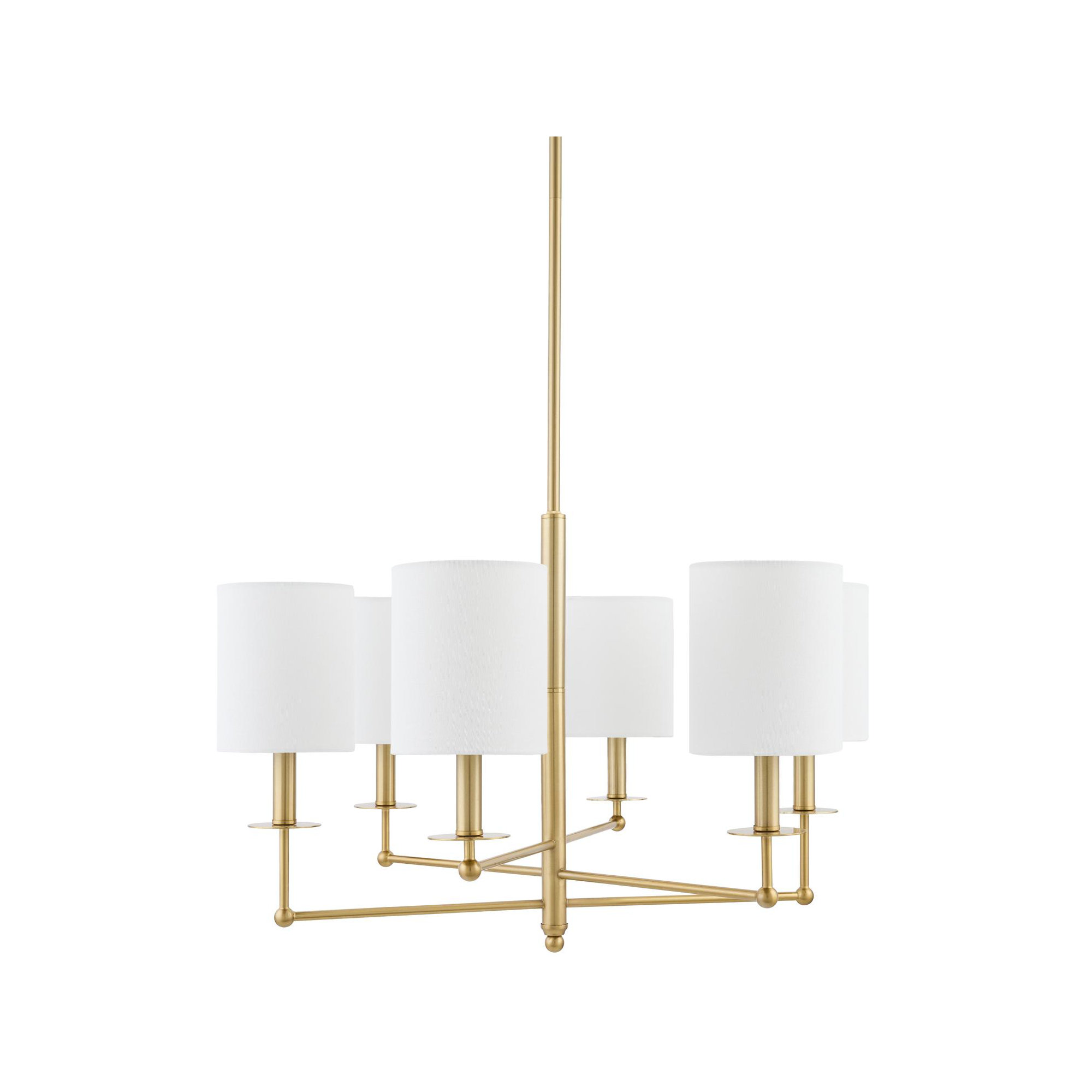 Lacey Chandelier, 6, 16" H x 26" W x 26" D