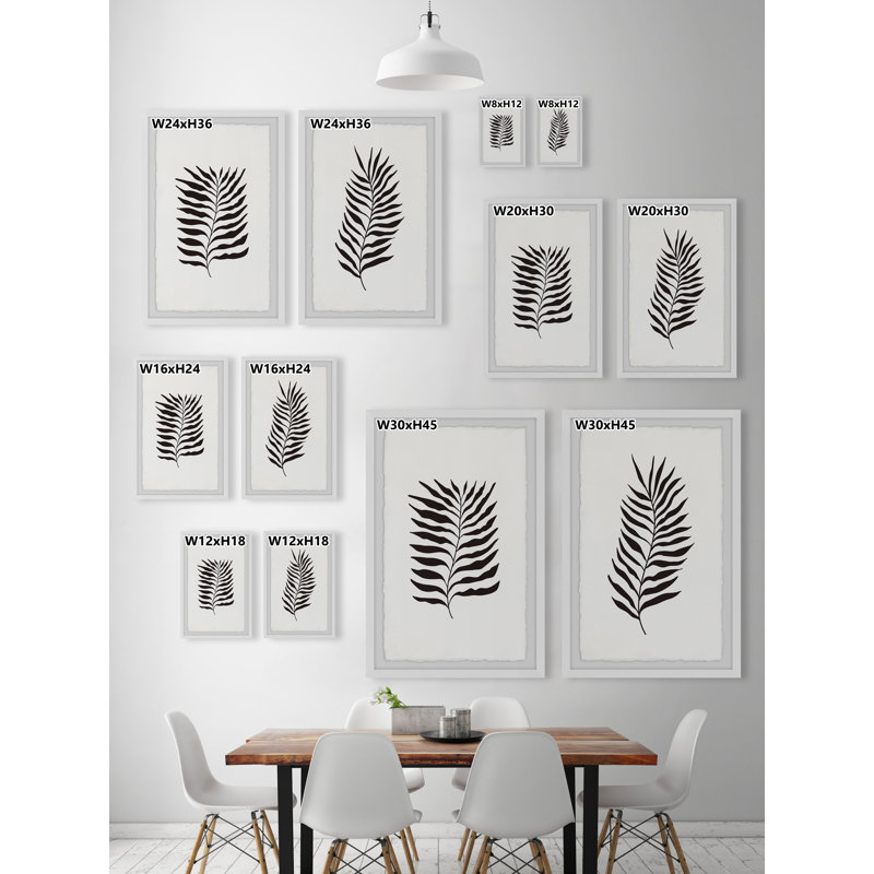 Fern Fernage - ensemble de 2 peintures encadrées, L 24 po x H 36 po