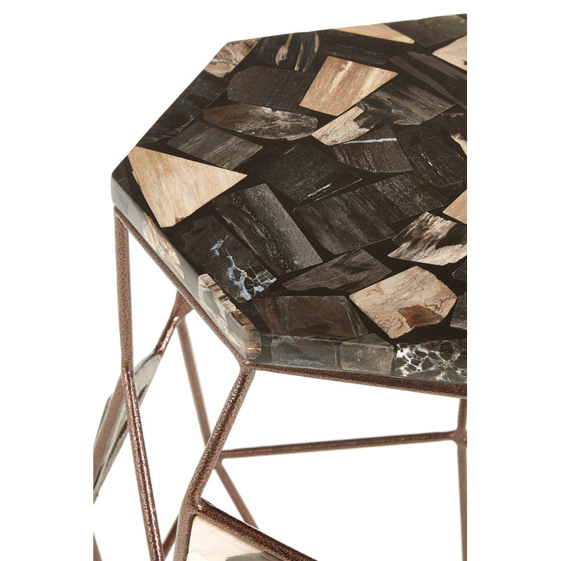 Side Table With Asymmetric Frame