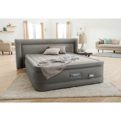 Intex PremAire Dream Support Fiber Tech Air Mattress with Built-In Pump by Intex