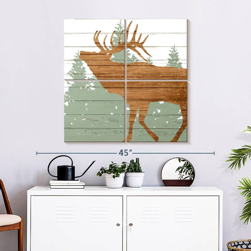 Brampt Woods III, 32" H x 32" W