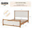 Grand lit plateforme tapissier, lin crème-130544688-130544689