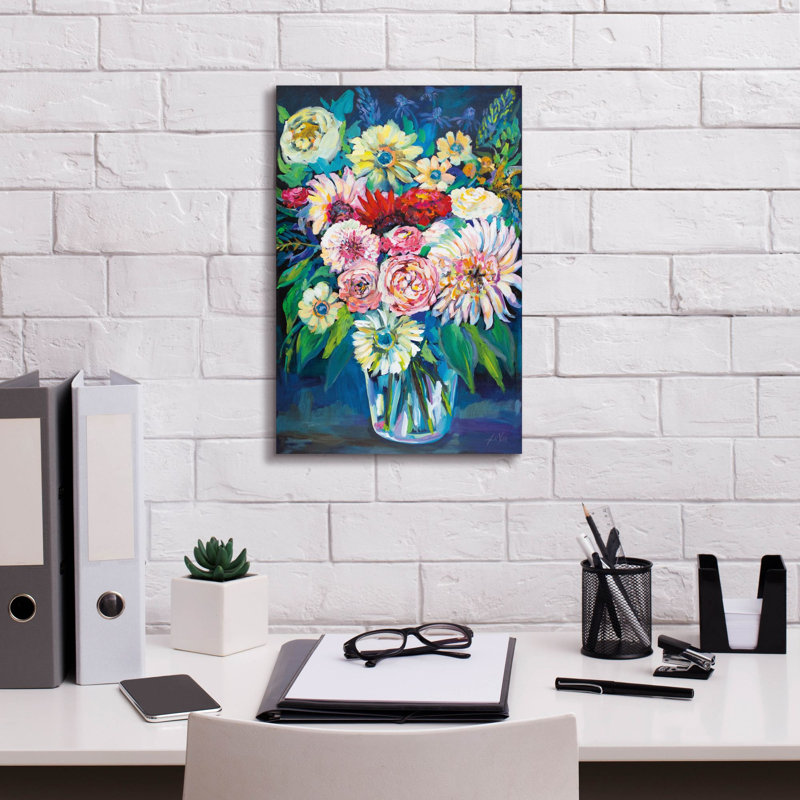 «Prosperity» par Jeanette Vertentes, art mural sur toile, H 18 po x l 12 po x P 0,75 po