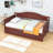 Niesha Twin Size Wooden Daybed with Trundle-30844713