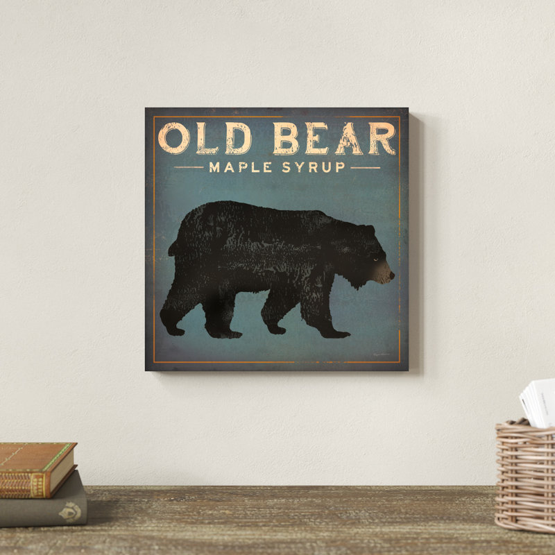 " Old Bear " by Ryan Fowler, 12" H x 12" W x 1.25" D