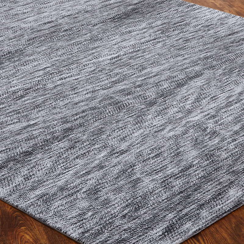 Tapis gris / ivoire touffeté Fairstead, Rectangle 8 pi 6 po x 11 pi 6 po