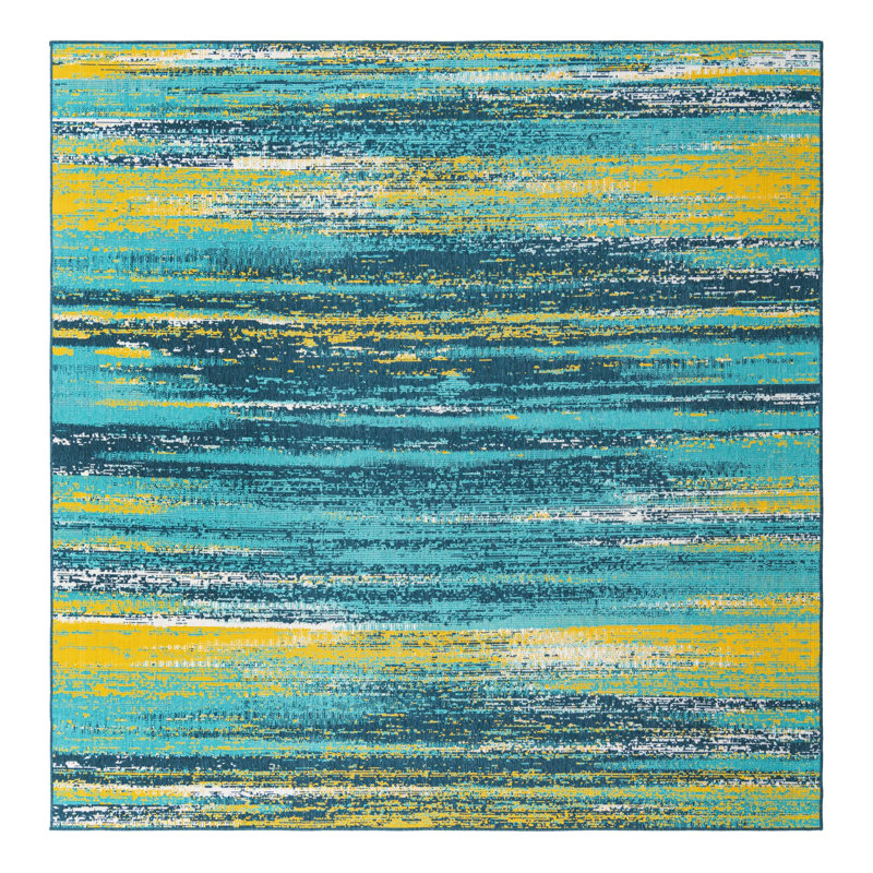 Tapis d'extérieur intérieur / extérieur Coastal, Carré 10 pi