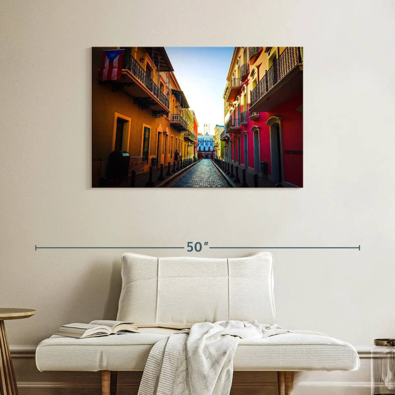 Ravi Street In San Juan, 26" H x 39" W