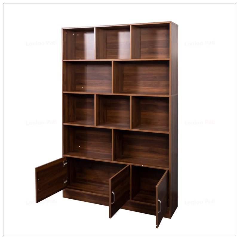 Bibliothèque haute avec tablettes