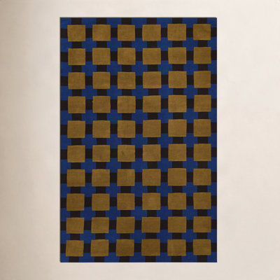 Bauhaus Hand-Tufted Geometric Rug