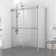 Spezia 68.6'' W 76'' H Semi-Frameless Rectangle Reversible Shower Enclosure