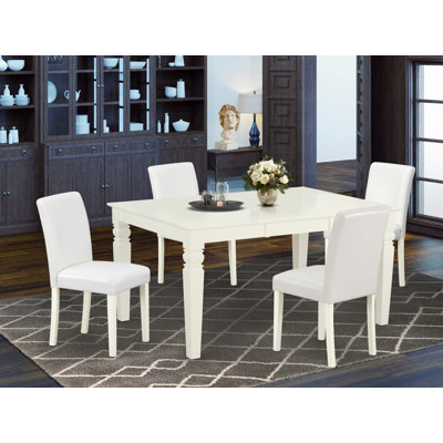 Sofian 7 Piece Extendable Solid Wood Dining Set