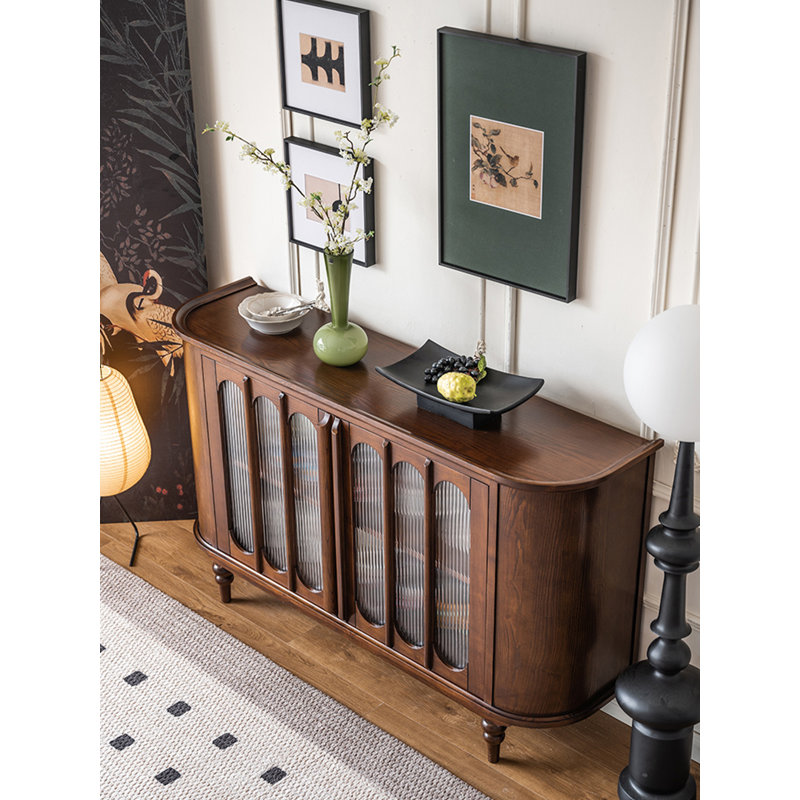 Buffet de rangement en chêne de style français