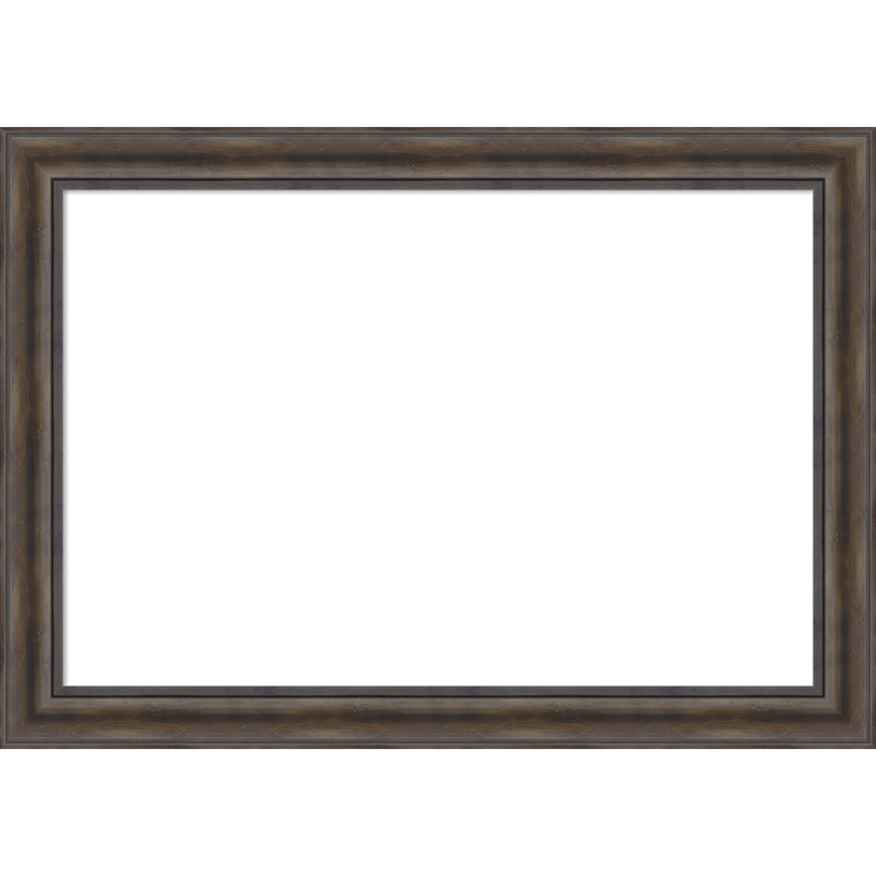 Tableaux d'organisation rustiques effaçables à sec avec cadre en pin rustique, H 17 po x l 29 po, Brun