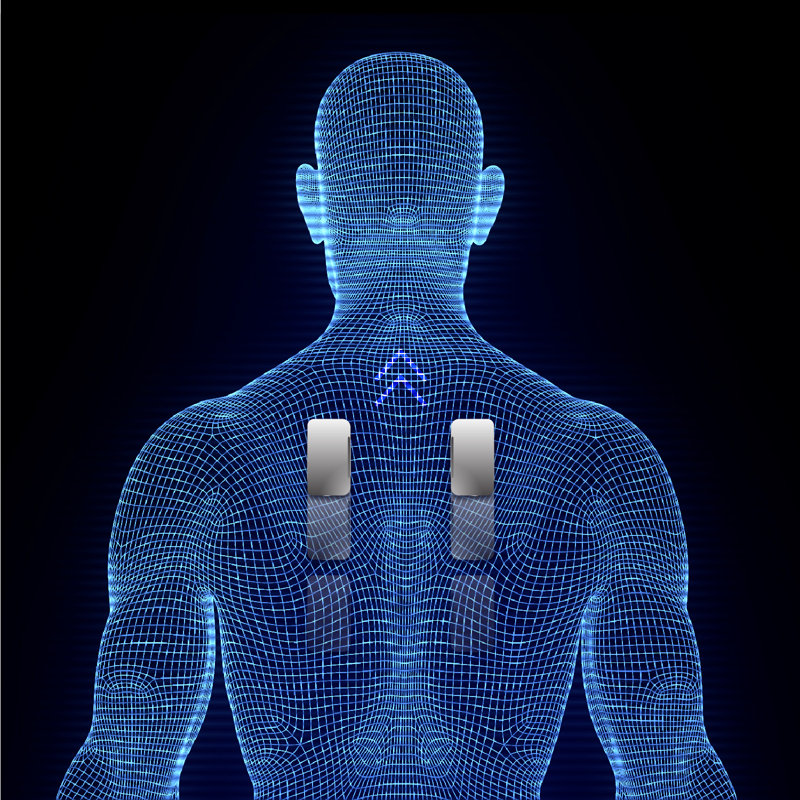 Fauteuil de massage OS 3D Hiro, Similicuir brun