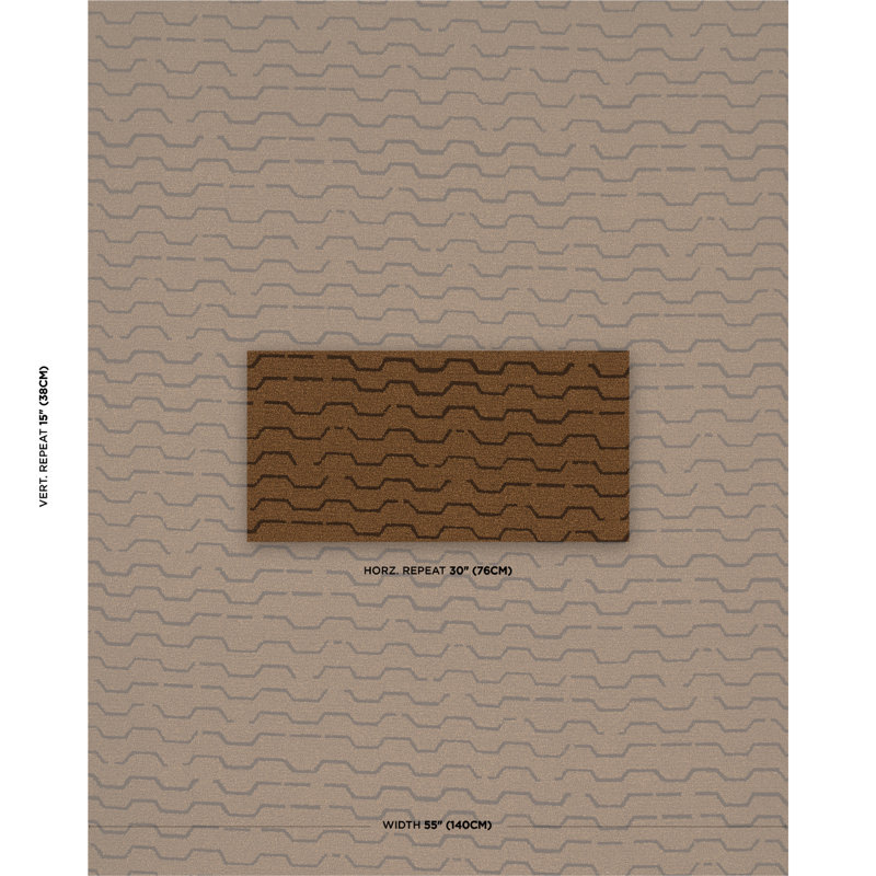 Tissu Schumacher x Patterson Flynn Patek, Ocre