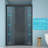 48" Shower Door, 8mm Glass With R10 Smooth Edges And Features, Matte Black Frame, Reversible Sliding, Water-tight Seal, No Specialized Tools Double Sliding Laminated Grey Glass, Design, Weekly