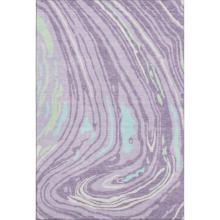 Premium Machine Washable Cossette AMF1051 Swirls Rug