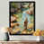 Black Single Picture Framed Canvas selected