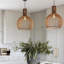 Luminaire suspendu 1 lumière bois noir-1712054359