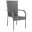Alirra Stacking Patio Dining Armchair-134710312